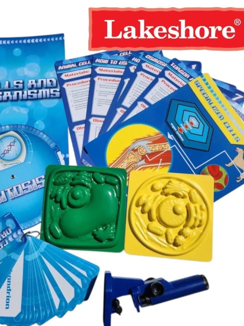 Lakeshore Cells and Organisms Activity Book Set Kit Plant Animal Model Biology M